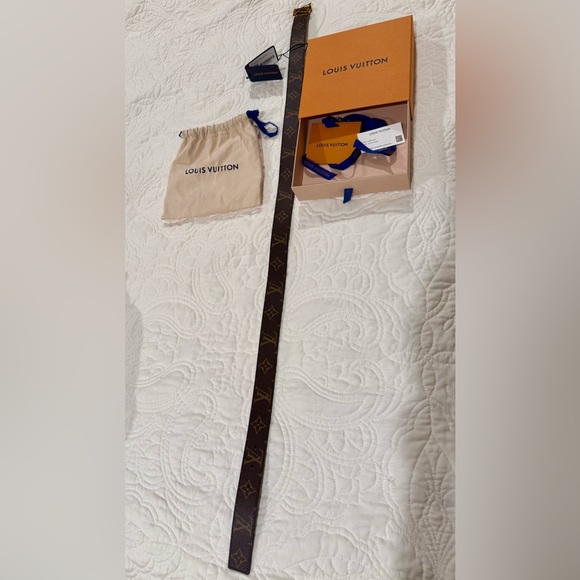 Louis Vuitton reversible belt - Monogram/black, Size 80cmx30mm - Picture 4 of 8